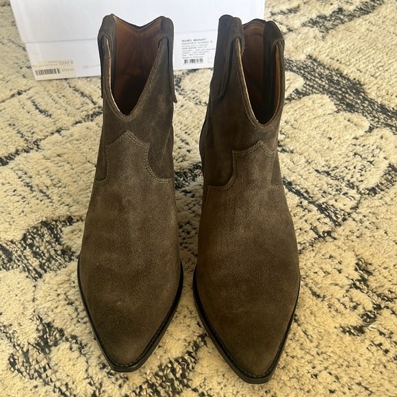 Isabel Marant Brown Suede Women's Boots - Picture 4 of 7